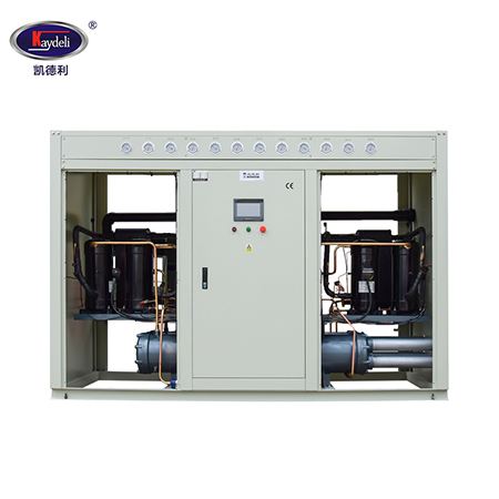 Water-cooled scroll chillers