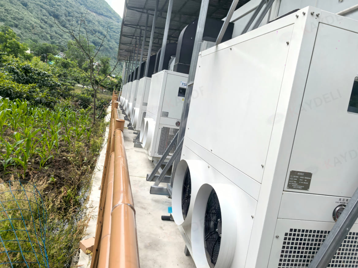 heat pump units in Shiitake mushroom cultivation heat pump units in Shiitake mushroom cultivation