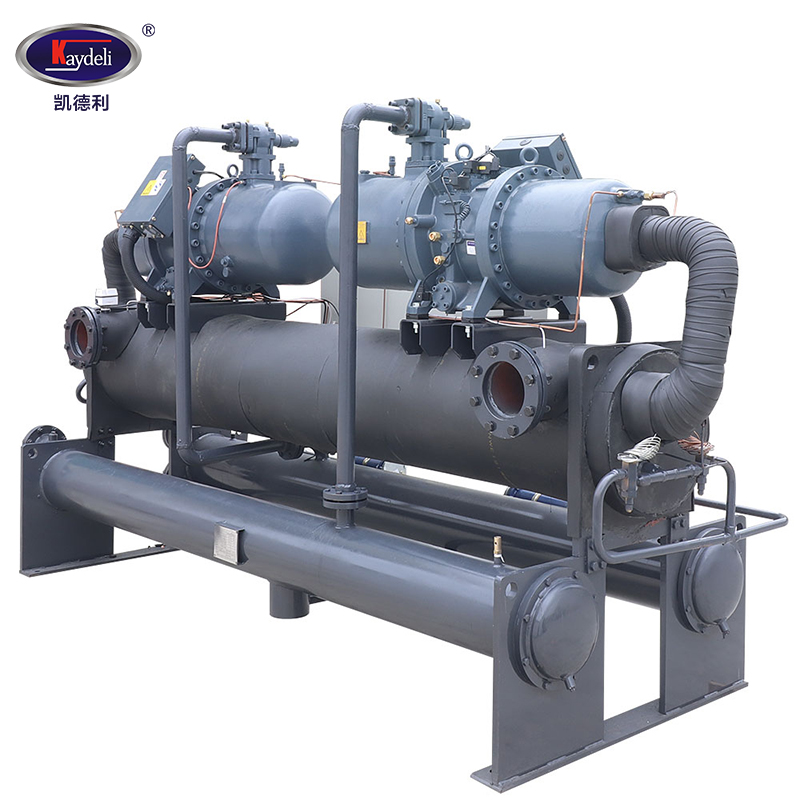 Manufacturer 200hp customized 30ton ~ 200 ton screw industrial water cooled chiller 