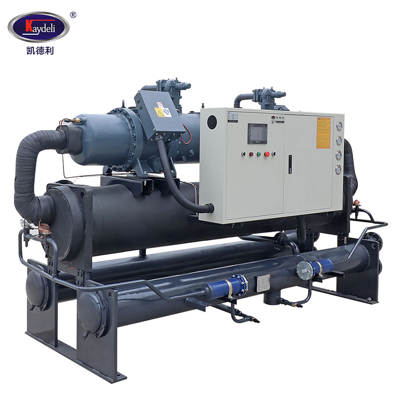 Kaydeli 360 HP industrial screw water cooled chiller system