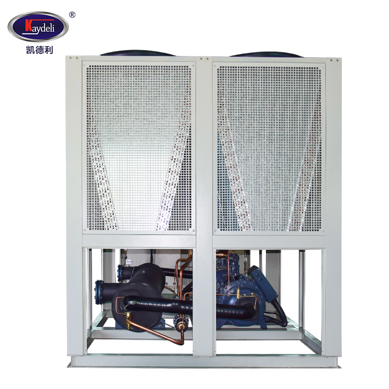 80Ton 100hp 299kw Air Cooled Water Screw Chiller Kaydeli Air Cooled Screw Compressor Chiller